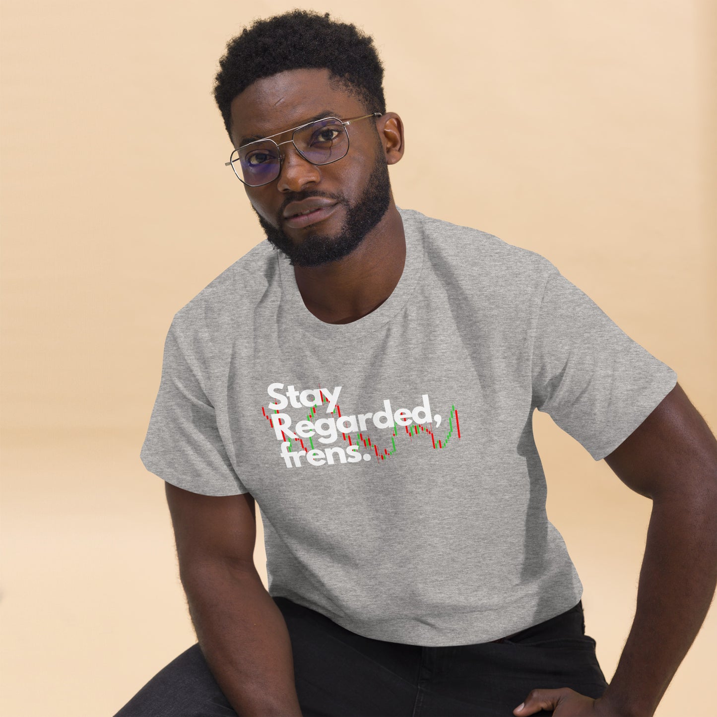 Unisex classic Stay Regarded, frens tee